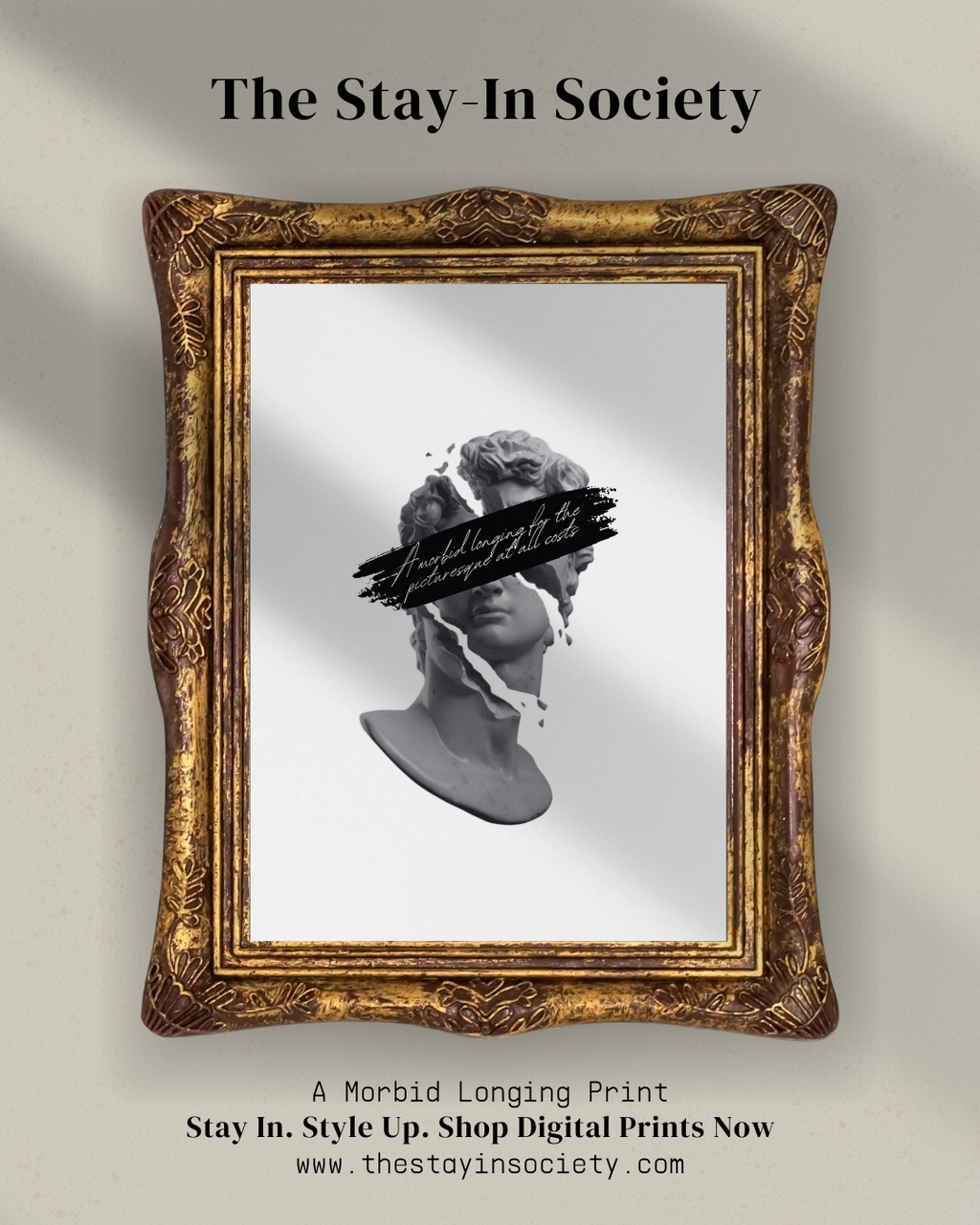 Morbid Longing Dark Academia Print