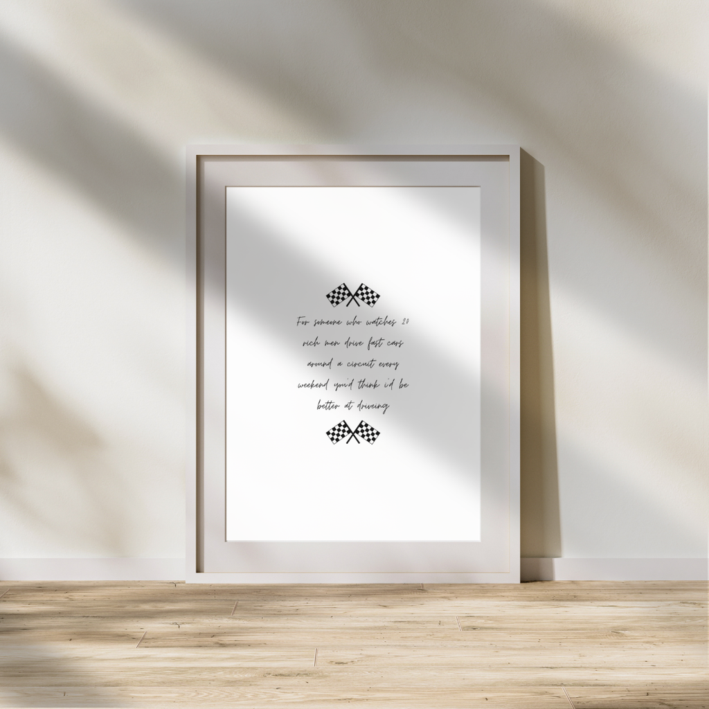 Formula 1 Print