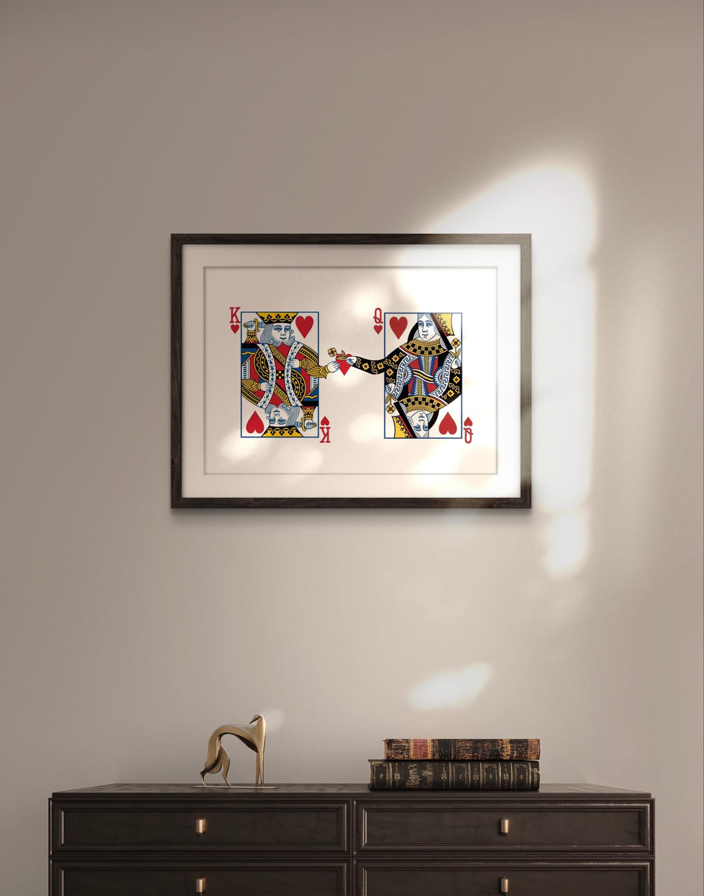 King and Queen of Hearts Print