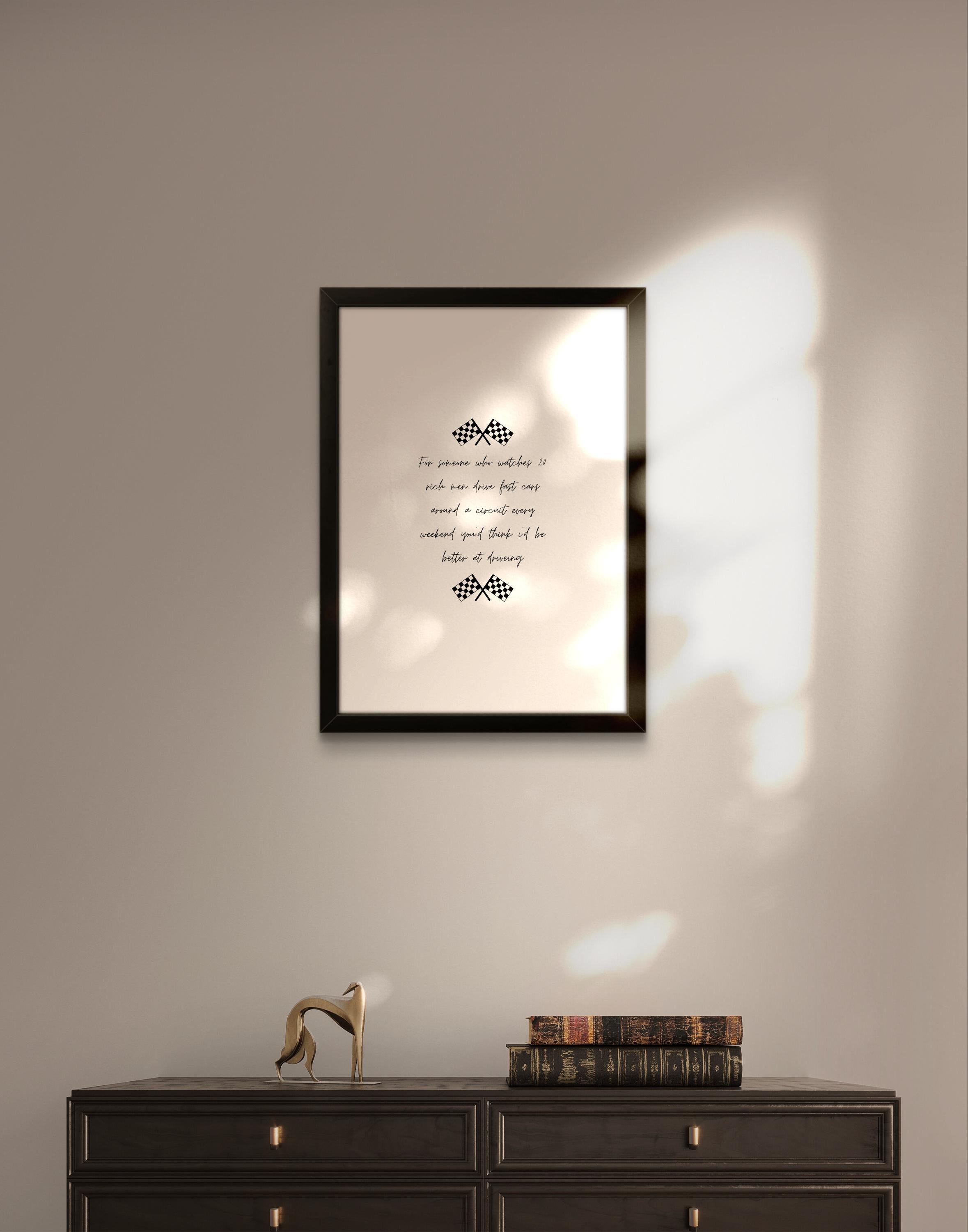 Formula 1 Print