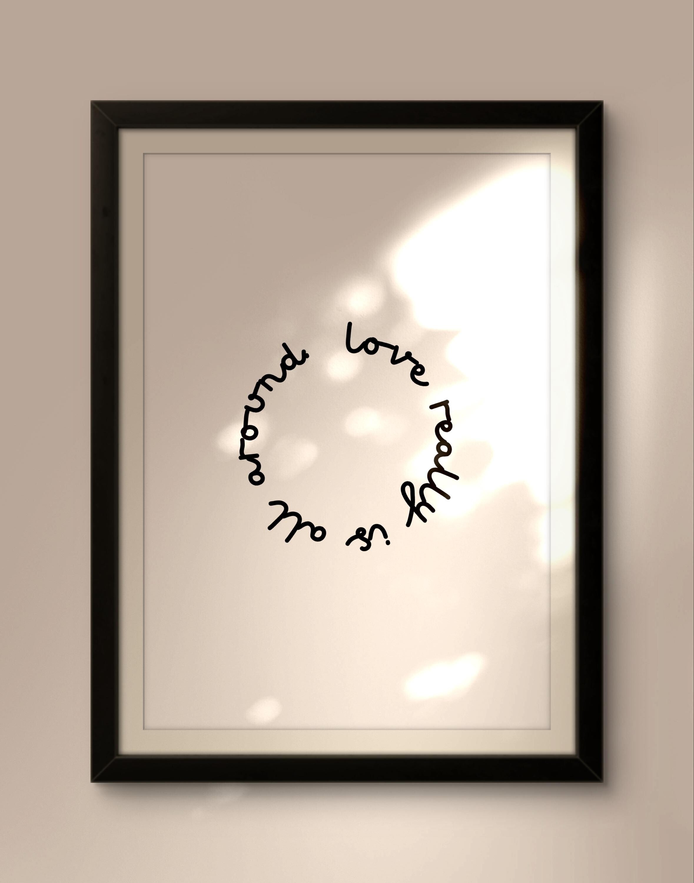 Love Really Is All Around Print