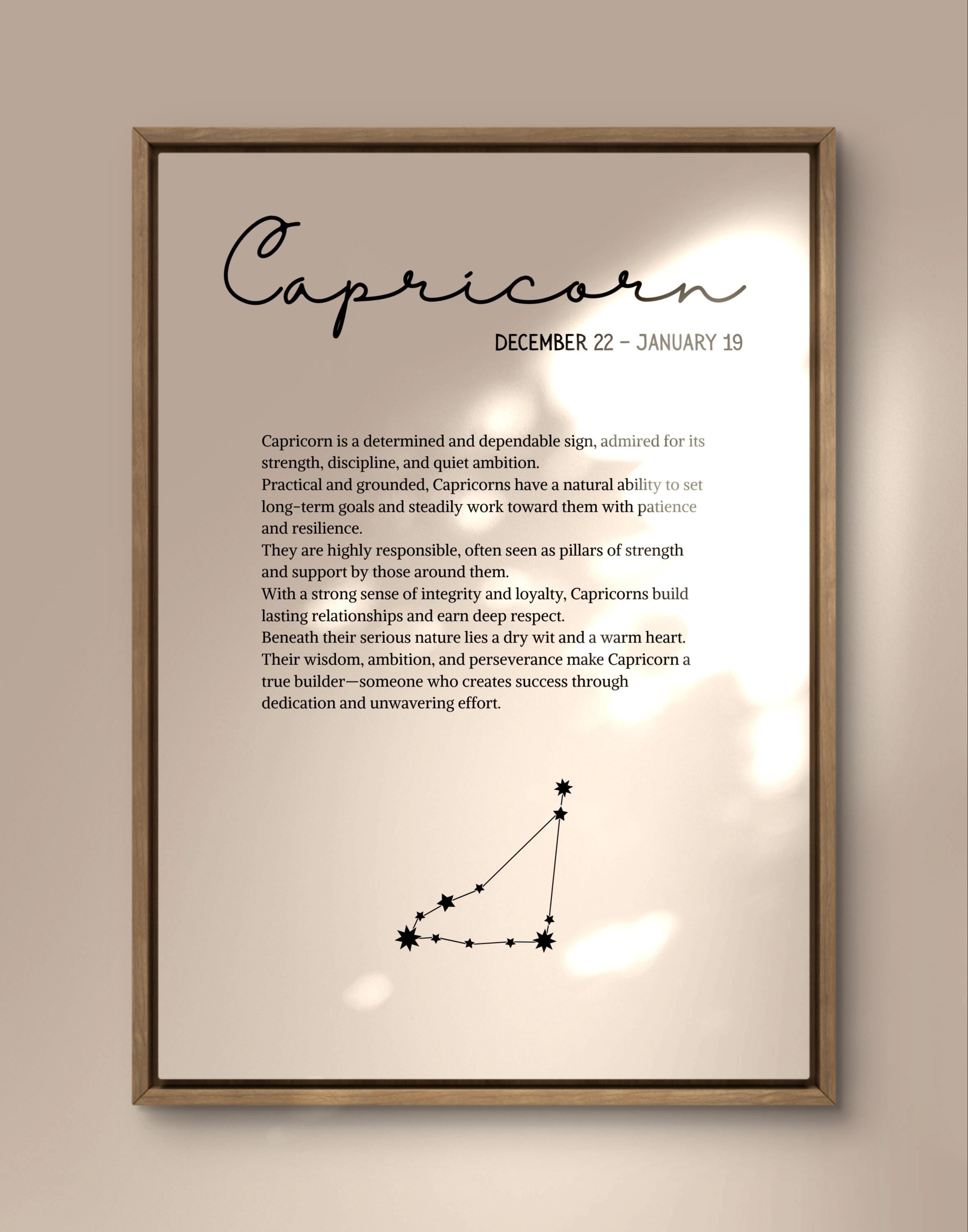 Capricorn Print